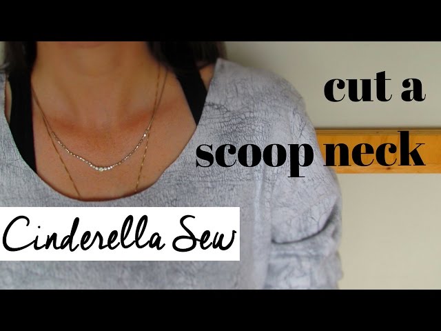 How to Cut the Neck of a Sweatshirt
