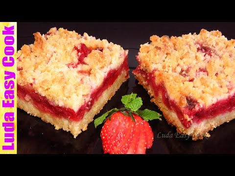 Очень Простой Насыпной Пирог с Клубникой На Раз, Два, Три | How to Make Easy Strawberry Cake - UCwZ6TJuh2PsR83k5PkkQx4A