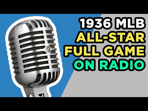 1936 MLB All-Star Game - Radio Broadcast video clip
