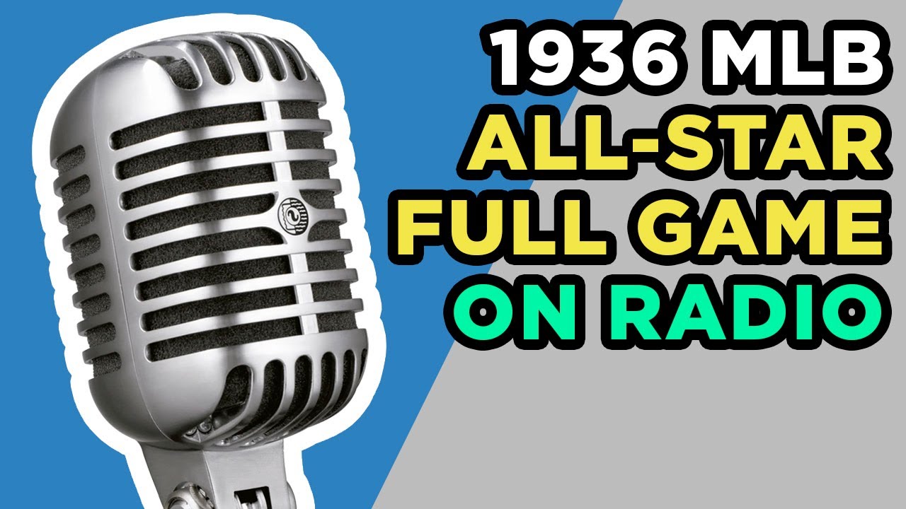 1936 MLB All-Star Game - Radio Broadcast video clip