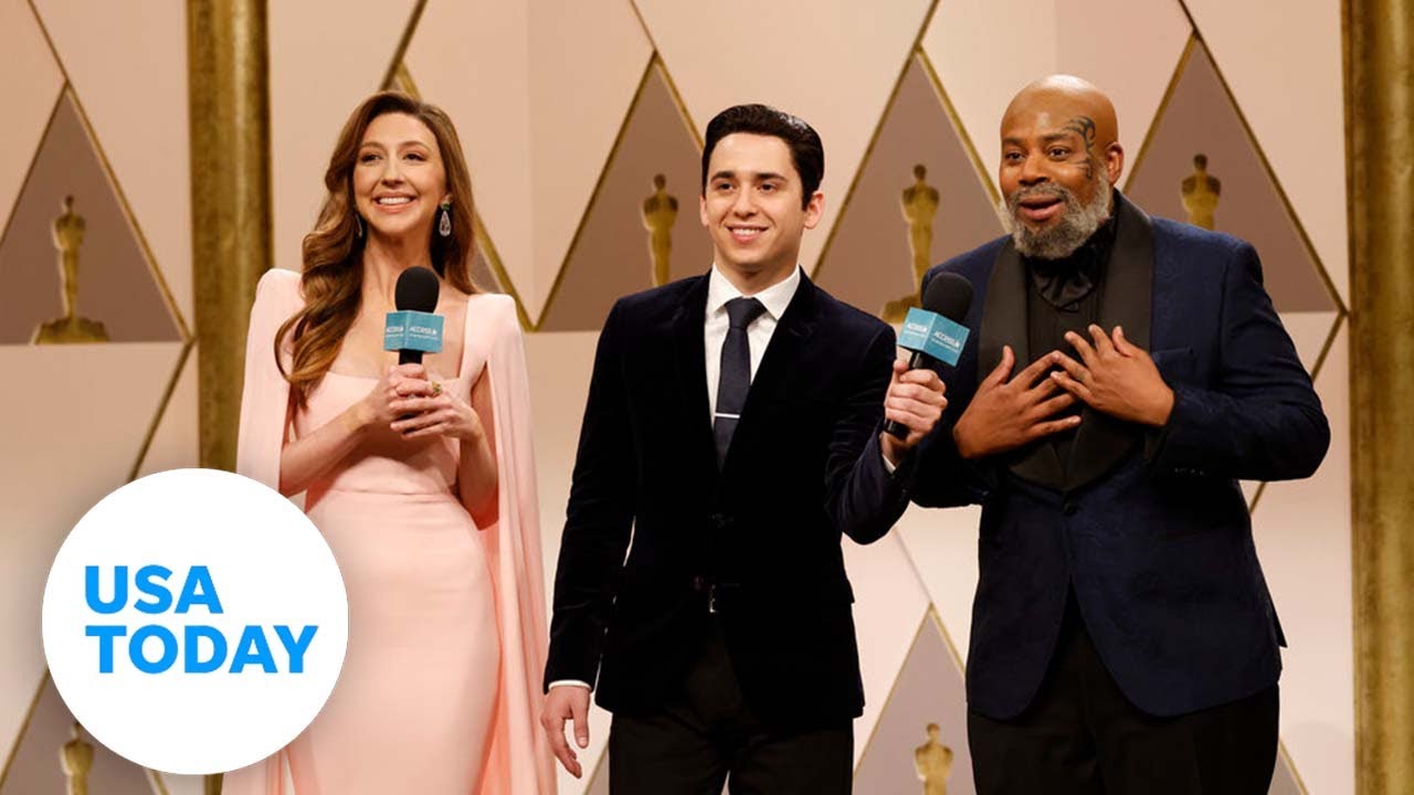 ‘SNL’ spoofs Oscars on red carpet; ‘Wednesday’ star Jenna Ortega hosts | USA TODAY