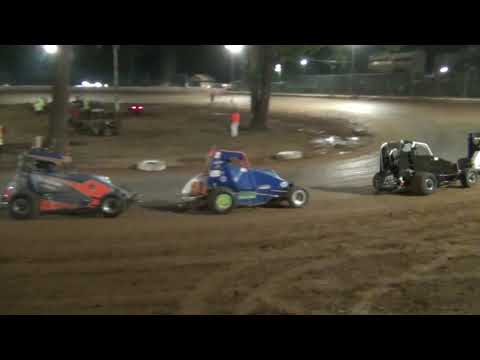 125/4-Stroke Micro Sprint Feature-Richie Hartman Promotions @ Shellhammer Dirt Track-6/4/23 - dirt track racing video image