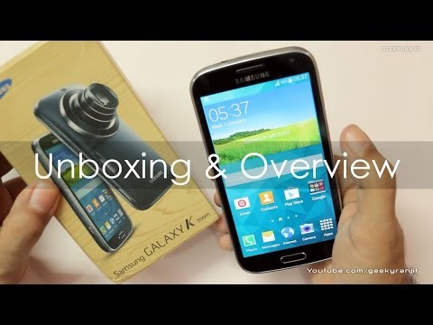 Samsung Galaxy K Zoom 20.7 MP Camera / Android Phone Unboxing & Overview - UCO2WJZKQoDW4Te6NHx4KfTg