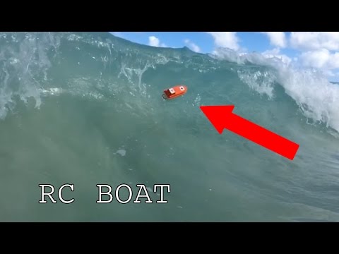 RC 3D printed boat vs Waves - UC7yF9tV4xWEMZkel7q8La_w
