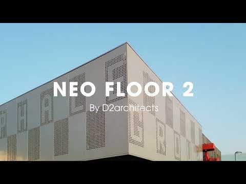 PLG Factory - A sustainable building with a "green lung" that connects the spaces.
