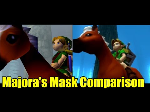 Zelda Majora's Mask 3D (3DS VS N64) Intro Comparison (OLD VS NEW) Graphic Comparison - UCwtnZUOk44DCCFFT6QG6LdA