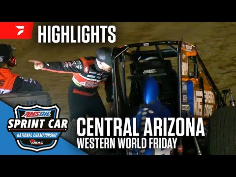 Western World Night #1 | USAC Sprints at Central Arizona Raceway 10/24/25 | Highlights - dirt track racing video image
