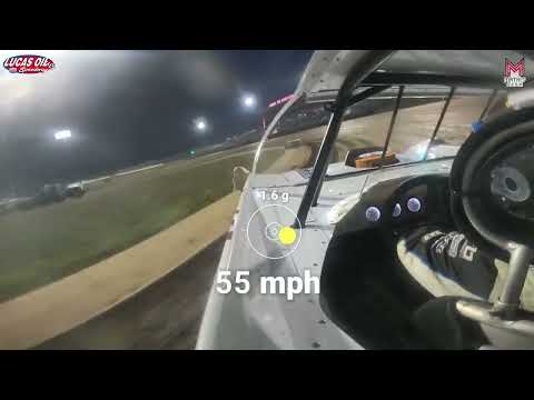 #4W Tyler Wolff - Late Model - 8-1-2025 Lucas Oil Speedway - In Car Camera - dirt track racing video image
