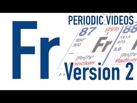 Francium - Periodic Table of Videos - UCtESv1e7ntJaLJYKIO1FoYw