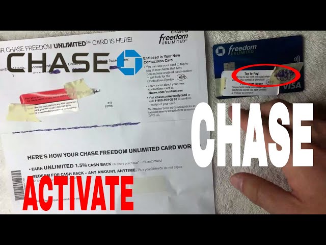 How to Activate Your Chase Credit Card