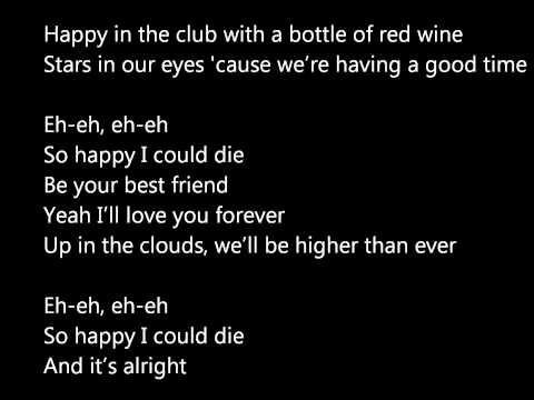 Lady Gaga - So Happy I Could Die (lyrics on screen!) HD!