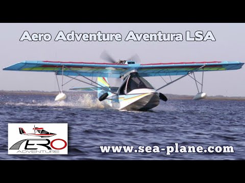 Aventura II, two seat amphibious light sport aircraft, by Aero Adventure.