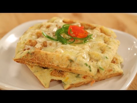 Cheese Corn Rawa Waffles | Sanjeev Kapoor Khazana - UCmoX4QULJ9MB00xW4coMiOw