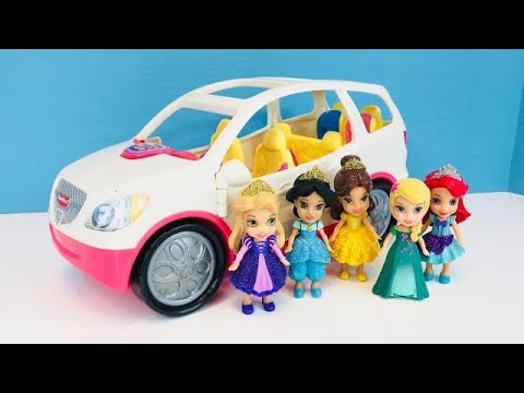 DISNEY PRINCESSES Toys Fisher Price Musical SUV Ride Glass Blowing Globe