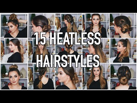 15 Back to School Heatless Hairstyles