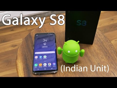 Samsung Galaxy S8 Unboxing & Overview (Indian Unit) - UCO2WJZKQoDW4Te6NHx4KfTg