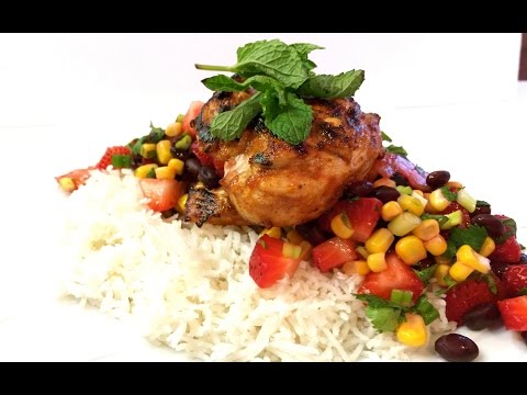 Strawberry Sriracha Chicken on Coconut Rice - UCoq4cyttGVBzqB5oDtSQsBA