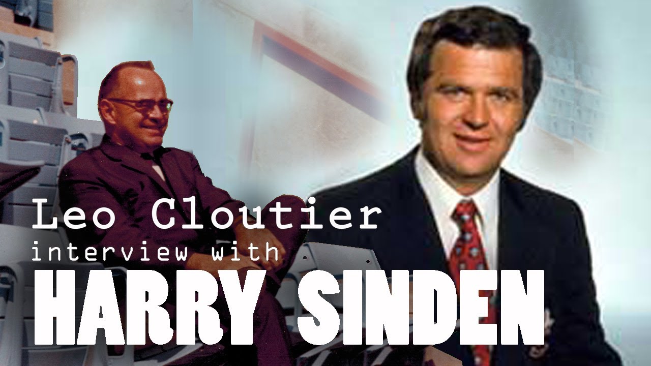 Harry Sinden former Boston Bruins Coach interviewed by Leo Cloutier - 1972 video clip