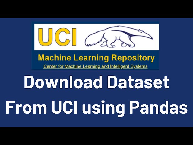 The UCI Machine Learning Archive
