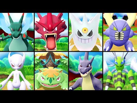 All SHINY Mega Evolutions in Pokémon Let's Go Pikachu & Eevee - UC-2wnBgTMRwgwkAkHq4V2rg