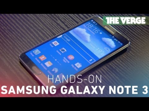 Samsung Galaxy Note 3 hands on - IFA 2013 - UCddiUEpeqJcYeBxX1IVBKvQ