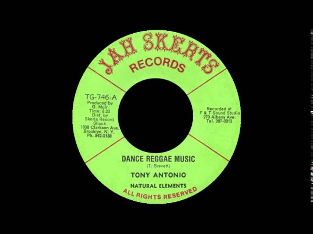 Tony Antonio aka Tony Barrett – The Dance Reggae Music You Need in Your
