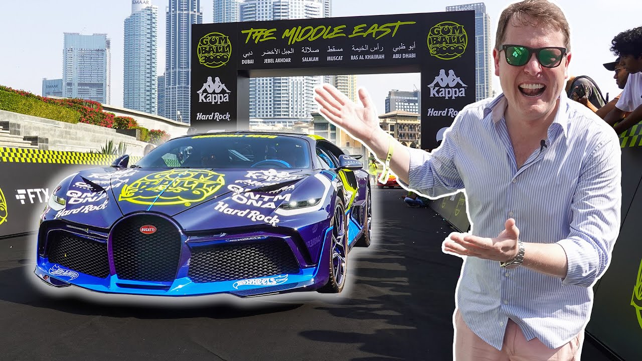 GUMBALL 3000 DUBAI IS GO! Bugatti Divo and the COMPLETE START of the 2022 Rally