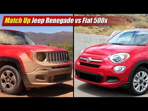 Match Up: Jeep Renegade vs Fiat 500x - UCx58II6MNCc4kFu5CTFbxKw
