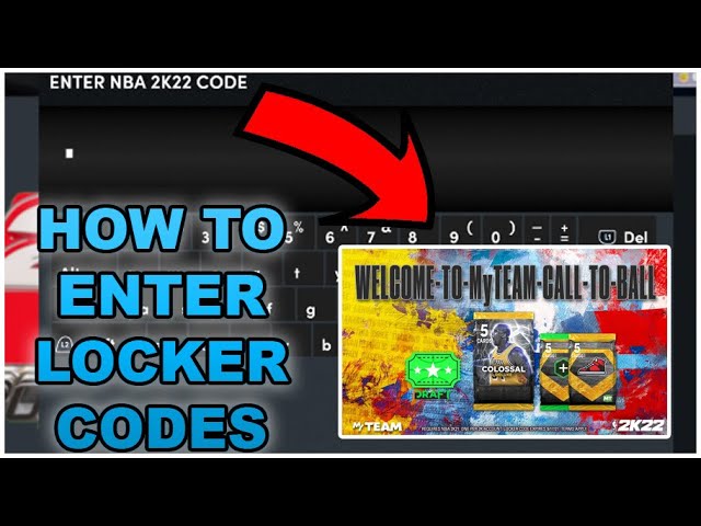 How To Put Locker Codes In Nba 2K22?