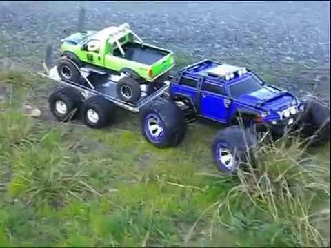 Remolque plataforma Traxxas Summit (trailer 1/10 monster truck)