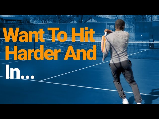 How to Hit the Tennis Ball Harder: The 5 Keys