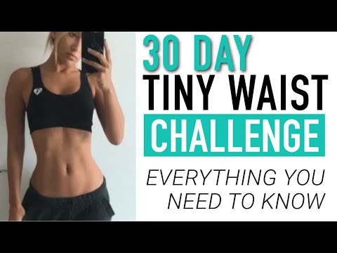 30 DAY TINY WAIST WORKOUT CHALLENGE | Schedule, Equipment, and MORE! - UCR117JPMLO3Y7J5mIblkBNg