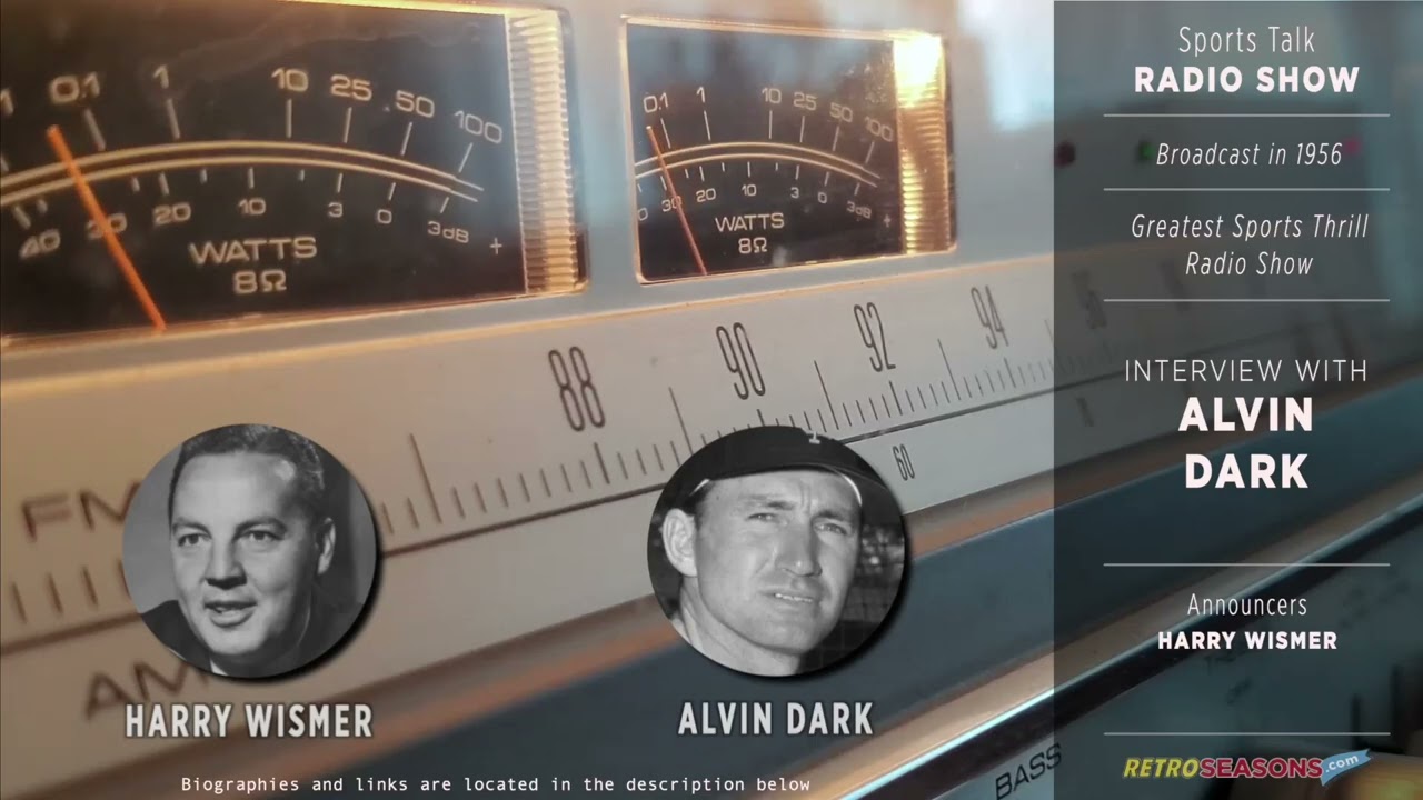 Alvin Dark Interview - Radio Broadcast video clip