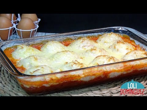 Huevos rellenos de atún al horno con bechamel - Recetas paso a paso, tutorial - Loli Domínguez - UC5ONfXPjWgqElh0NZaRJ1tg