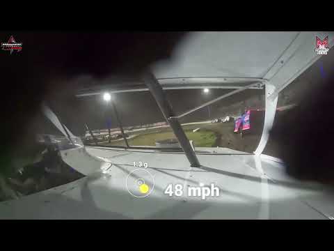 #4W Tyler Wolff - USMTS Modified - 4-19-2024 Arrowhead Speedway - In Car Camera - dirt track racing video image