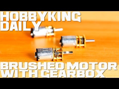 Brushed Motor 15mm 6V 20000KV w/ 10:1 Ratio Gearbox - HobbyKing Daily - UCkNMDHVq-_6aJEh2uRBbRmw