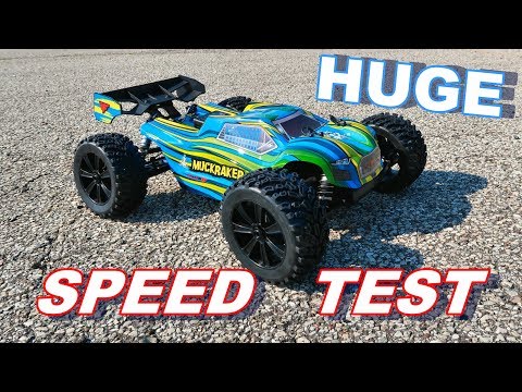 Force RC MuckRaker 1/8 Scale Truggy SPEED TEST - TheRcSaylors - UCYWhRC3xtD_acDIZdr53huA