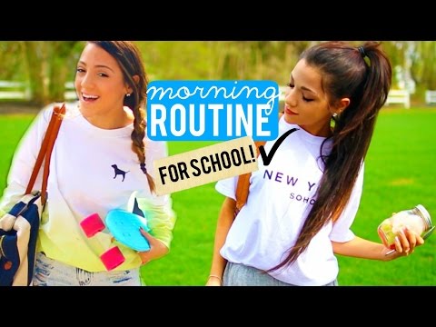 Morning Routine for School 2015 | Niki and Gabi - UCuVHOs0H5hvAHGr8O4yIBNQ