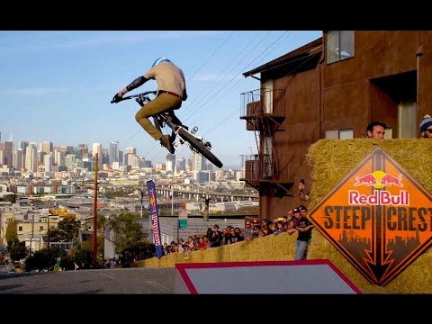 Bike Racing Down Steep San Francisco Streets - Red Bull Steep Crest 2014 - UCblfuW_4rakIf2h6aqANefA