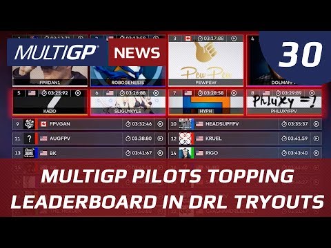 Drone Racing News: MultiGP Pilots Owning DRL Tryouts, Randy Cameron Answers Your Questions EP. 30 - UCg1di6tix5Ivs-InWnVm9EQ