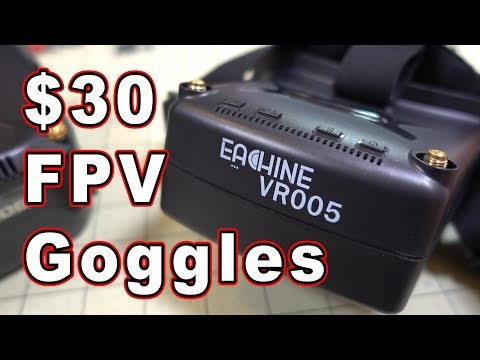 $30 Starter FPV Goggles // Eachine VR005  - UCnJyFn_66GMfAbz1AW9MqbQ