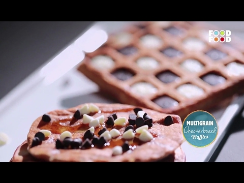 Mummy Ka Magic | Multigrain Checker Board Waffle Recipe | Amrita Raichand - UCthIcpK06l9bhi9ISgreocw