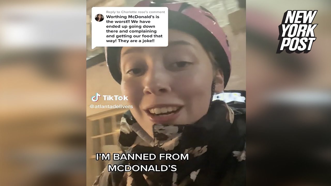 Delivery driver banned from McDonald’s after viral TikTok | New York Post