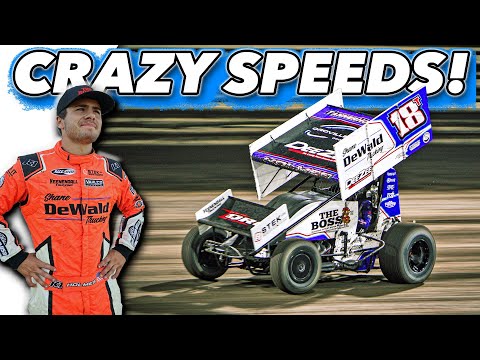 110MPH+ ON A FAST TRACK AT JACKSON MOTORPLEX! - dirt track racing video image