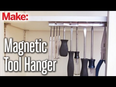 DIY Hacks & How To's: Magnetic Tool Hanger - UChtY6O8Ahw2cz05PS2GhUbg