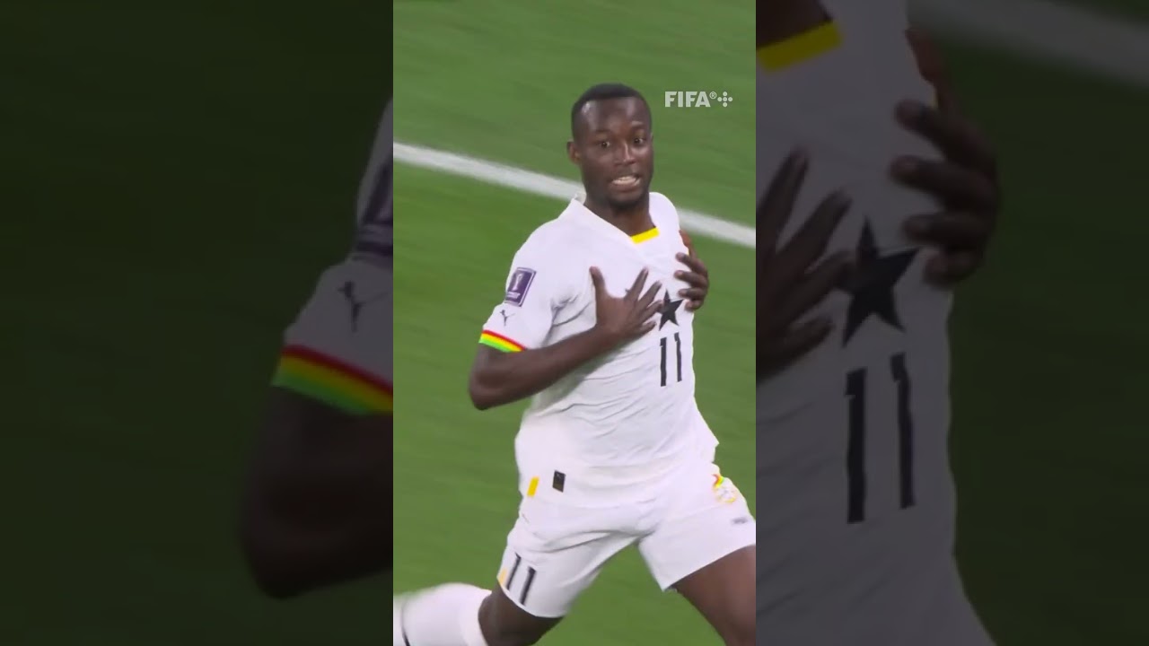 Bukari scores for Ghana v Portugal and does Ronaldo’s celebration! | #ShortsFIFAWorldCup