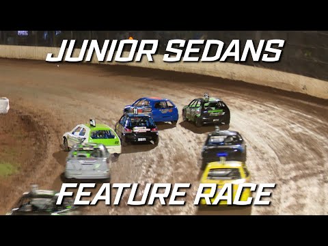 Junior Sedans: Top Stars - A-Main - Kingaroy Speedway - 21.01.2022 - dirt track racing video image