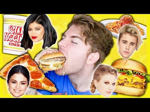 TASTING CELEBRITIES FAVORITE FOODS - UCV9_KinVpV-snHe3C3n1hvA