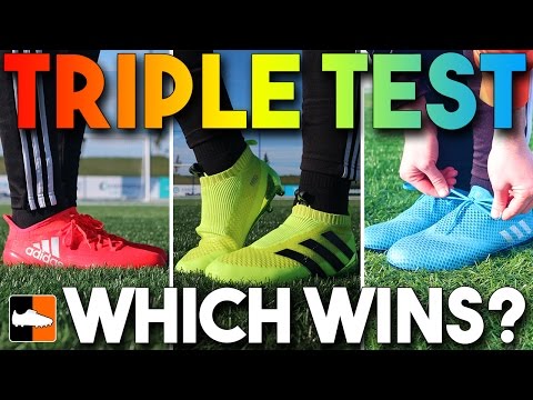 Triple Test - adidas Speed of Light: Messi Pureagility, Purecontrol & X16.1 Boot Review - UCs7sNio5rN3RvWuvKvc4Xtg