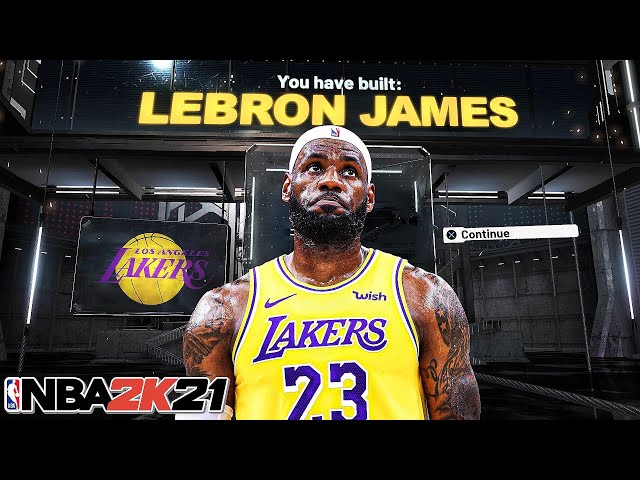 NBA 2K21 My Career: The Lebron James Build